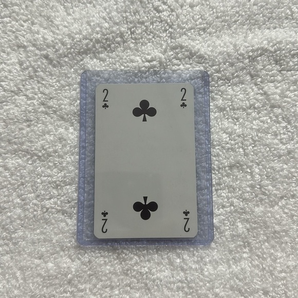 Louis Vuitton blue playing card 2 of clubs with COA - Picture 2 of 4